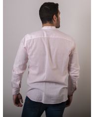 CAMISA MAO LINO ROSA