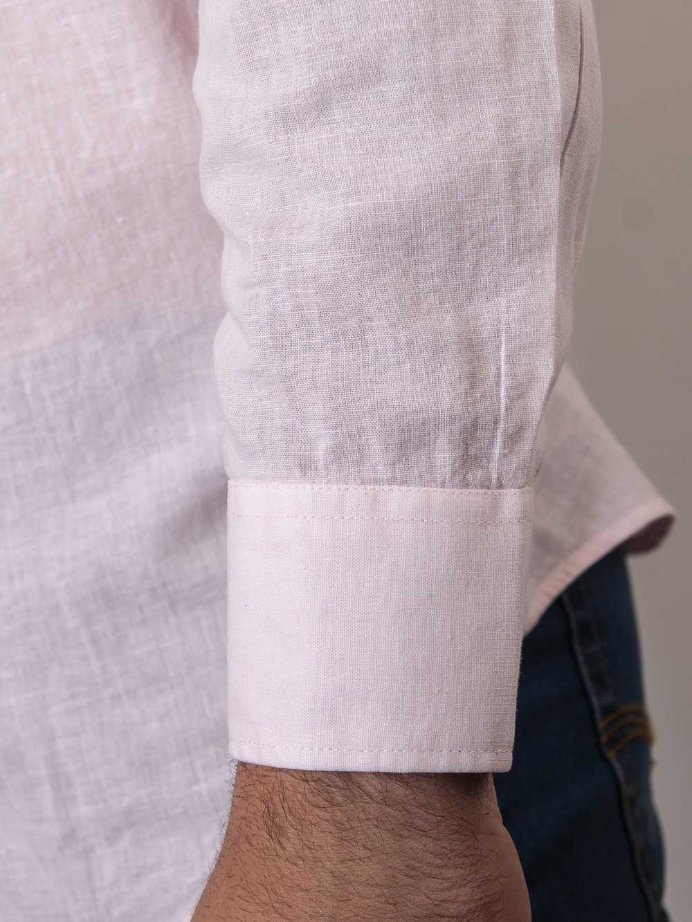 CAMISA MAO LINO ROSA