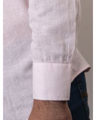 CAMISA MAO LINO ROSA