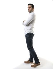 CAMISA BLANCA CUELLO ITALIANO 