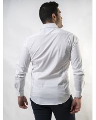 CAMISA BLANCA CUELLO ITALIANO 