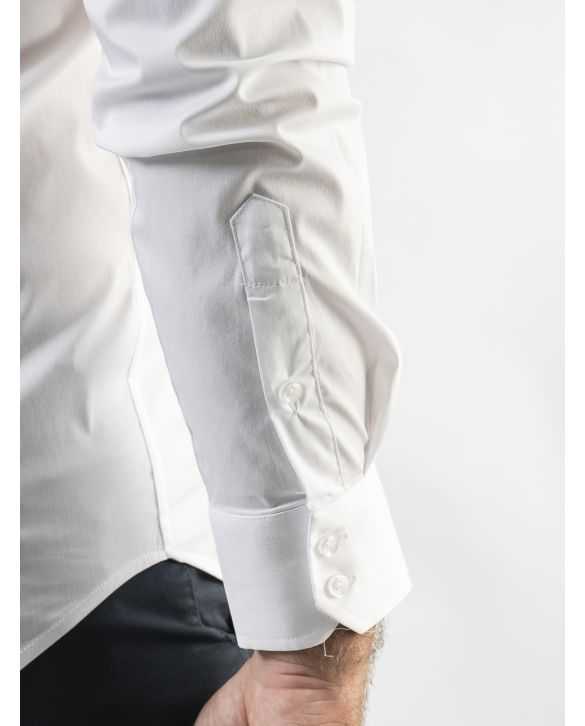 CAMISA BLANCA CUELLO ITALIANO 