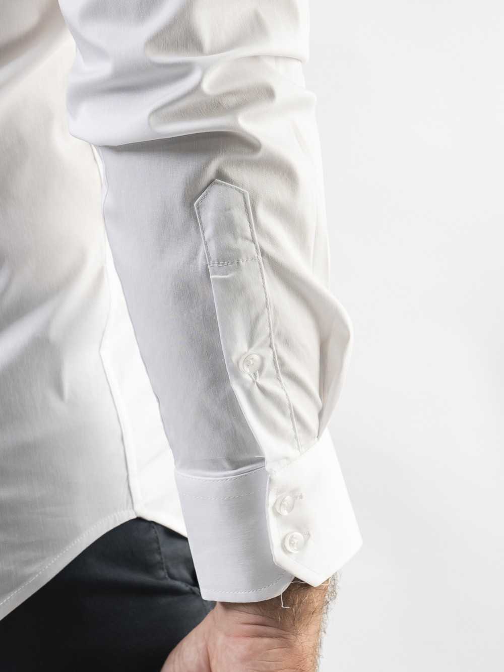 CAMISA BLANCA CUELLO ITALIANO 