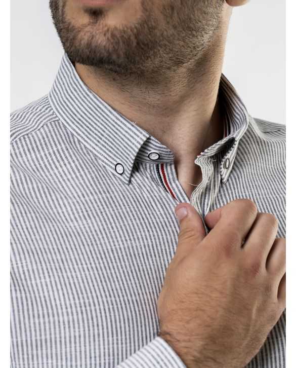 CAMISA GRIS RAYAS KODAK 