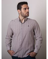 CAMISA SEMIENTALLADA ESTAMPADO COLORES