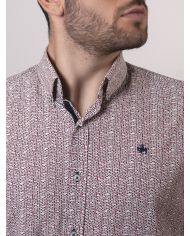 CAMISA SEMIENTALLADA ESTAMPADO COLORES