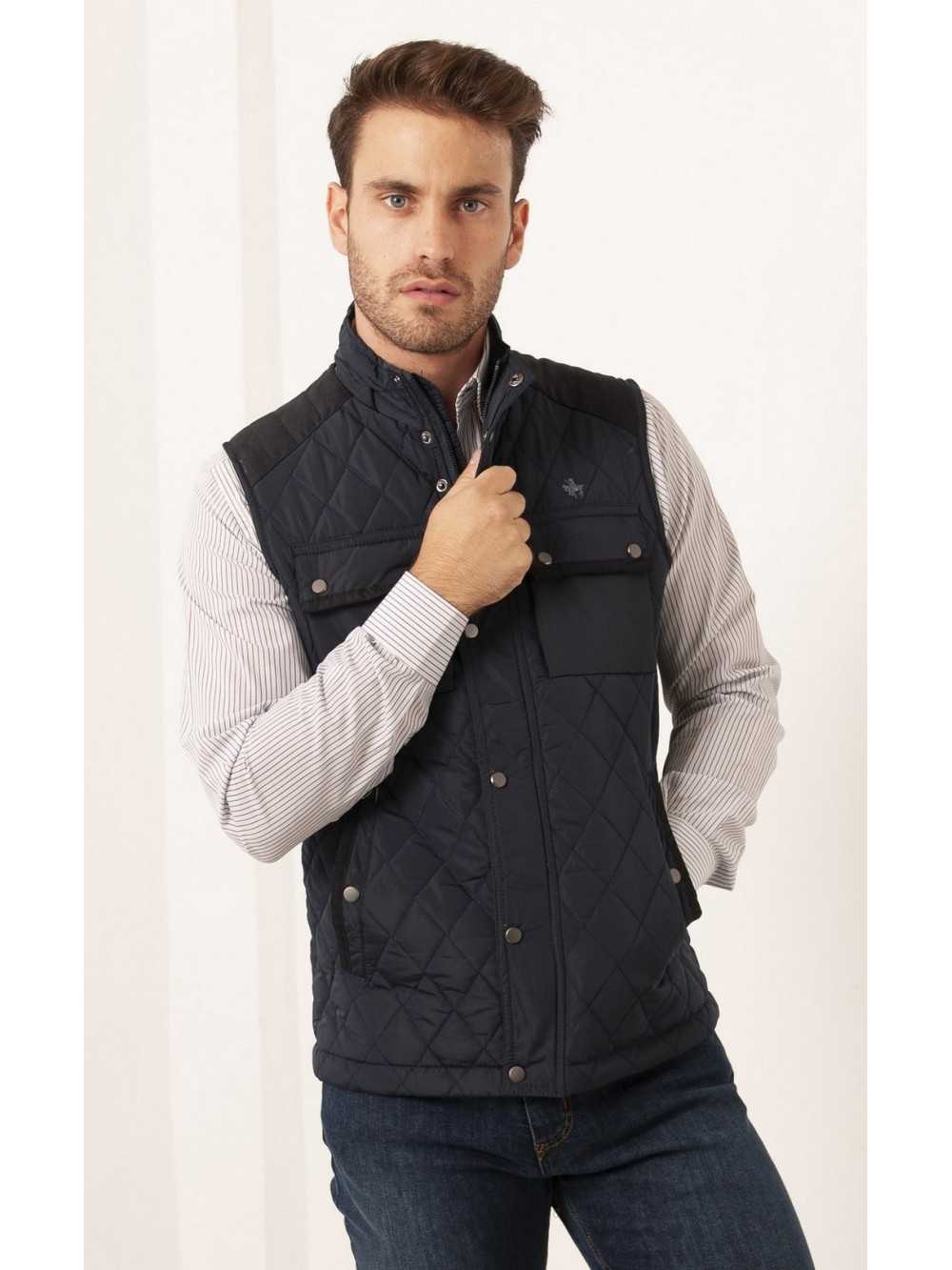 CAMISA SEMIENTALLADA RAYAS CAMEL