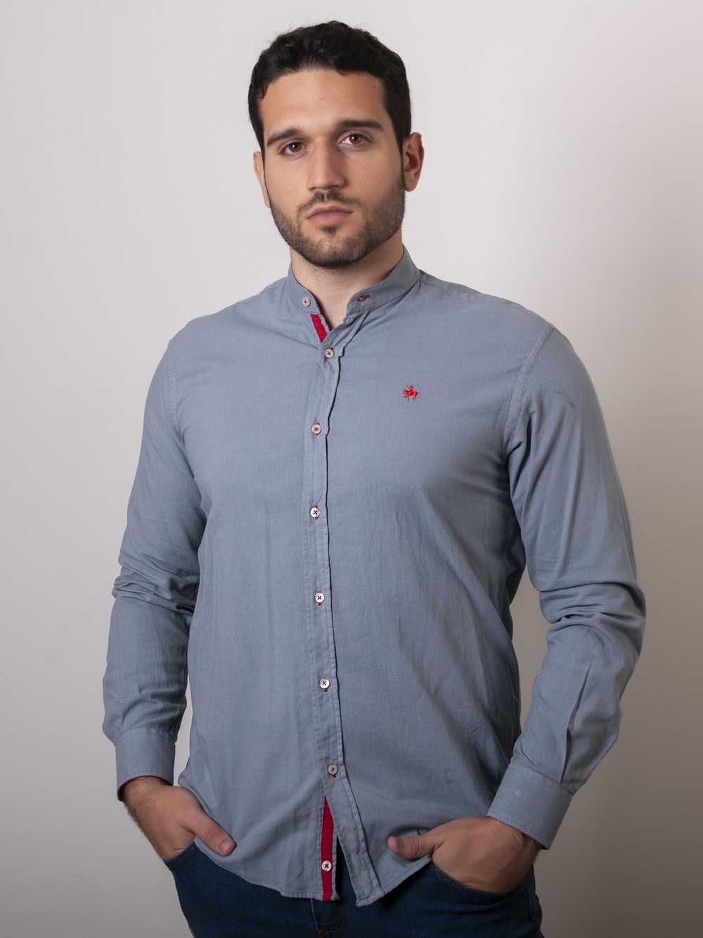 CAMISA SEMIENTALLA MAO GRIS