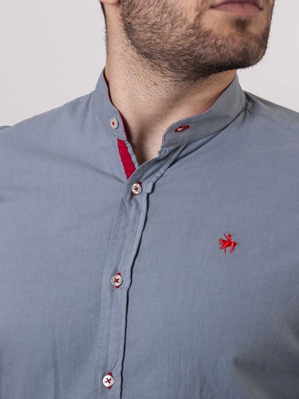 CAMISA SEMIENTALLA MAO GRIS