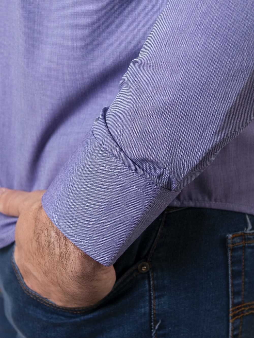 CAMISA ENTALLA MORADA