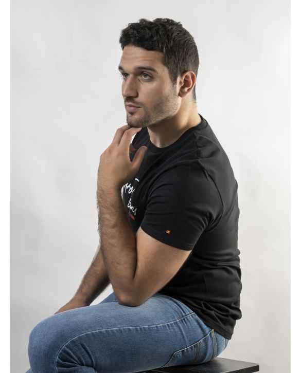 CAMISETA ORGANICA LOGO NEGRA CAMISETA ORGANICA LOGO NEGRA