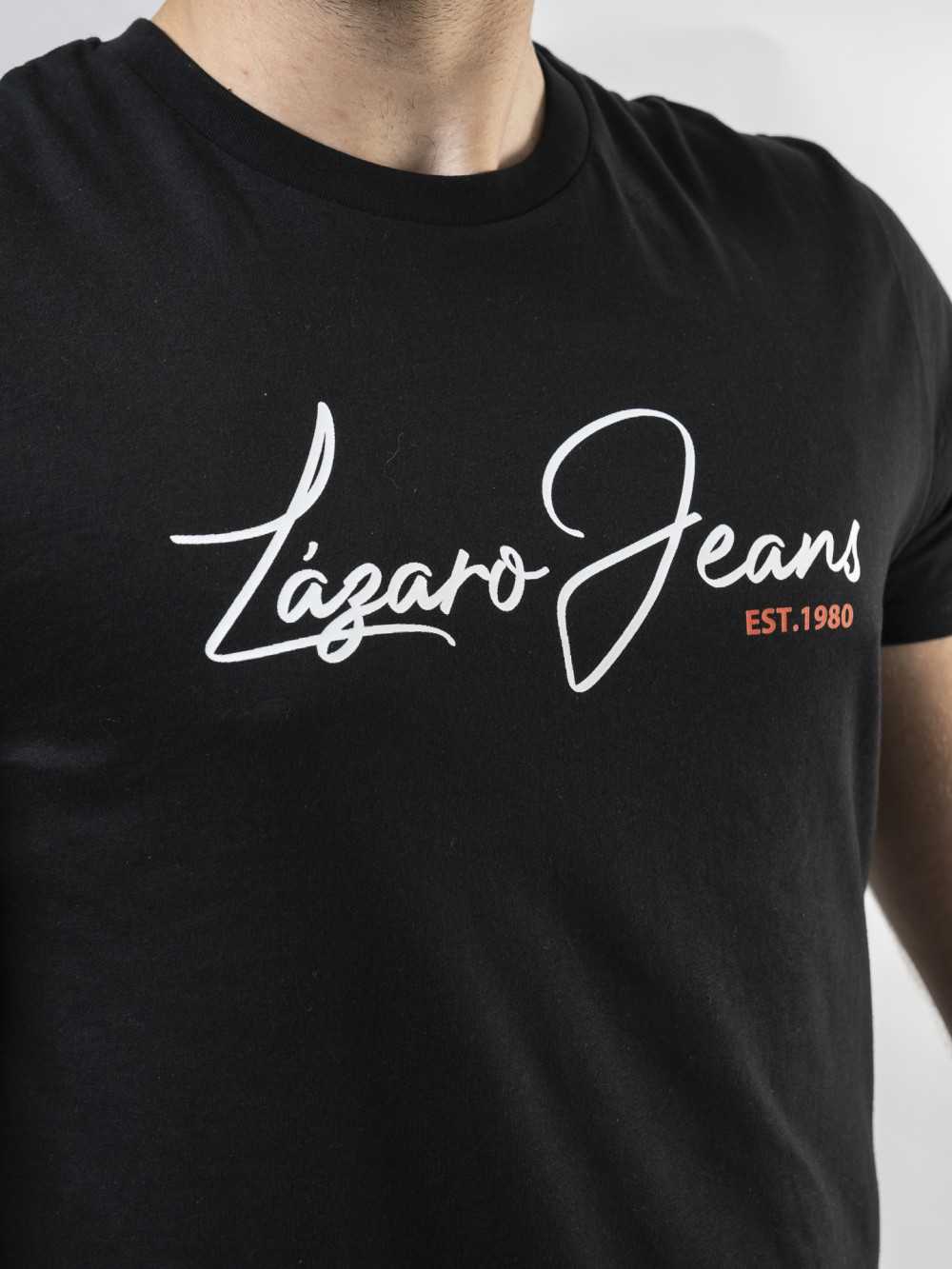 CAMISETA ORGANICA LOGO NEGRA