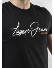 CAMISETA ORGANICA LOGO NEGRA