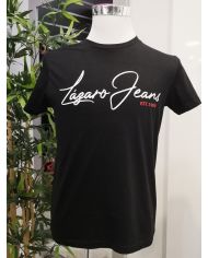 CAMISETA ORGANICA LOGO NEGRA