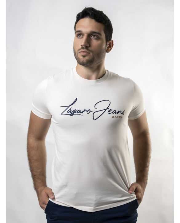 CAMISETA ORGANICA LOGO MARFIL CAMISETA ORGANICA LOGO MARFIL