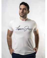 CAMISETA ORGANICA LOGO MARFIL