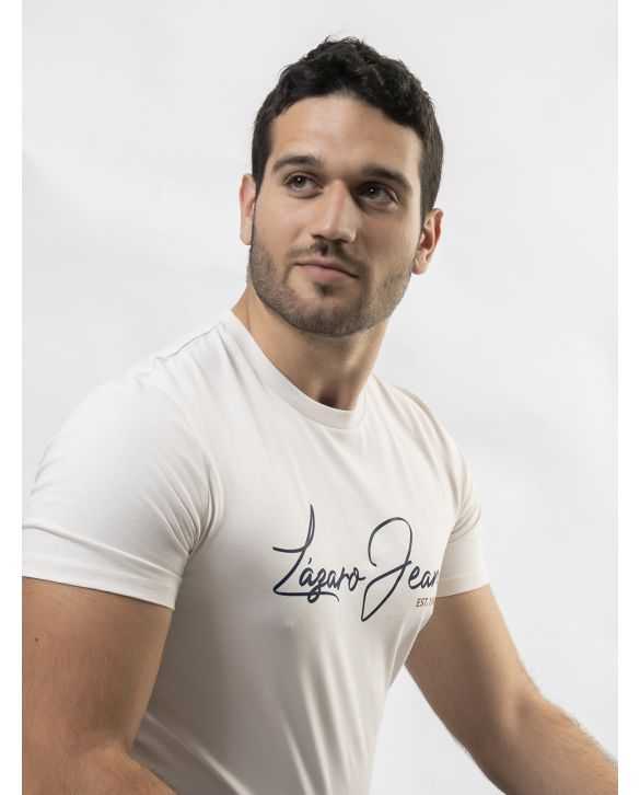CAMISETA ORGANICA LOGO MARFIL CAMISETA ORGANICA LOGO MARFIL