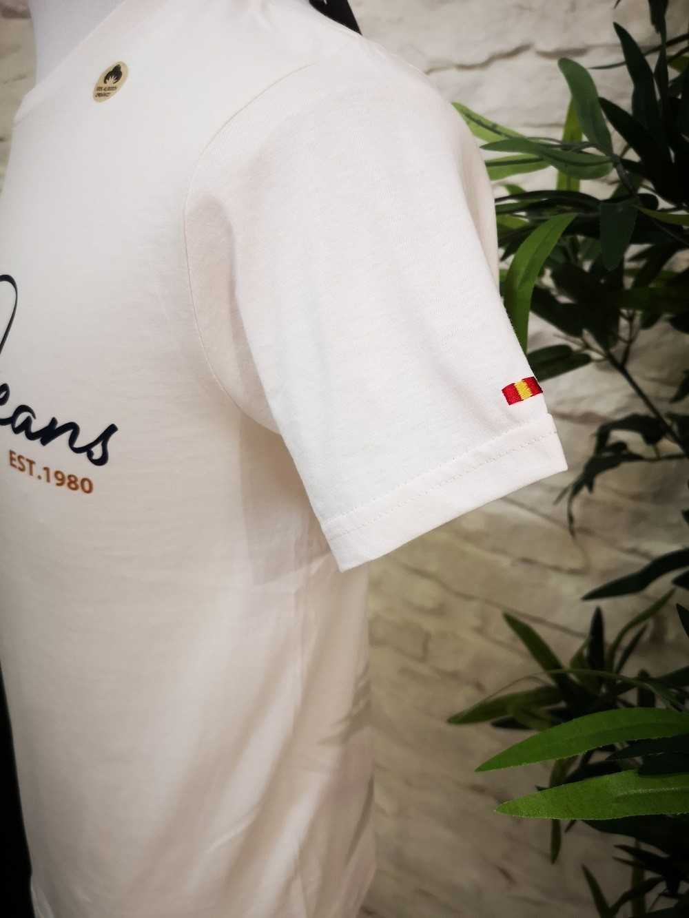 CAMISETA ORGANICA LOGO MARFIL