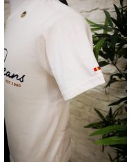 CAMISETA ORGANICA LOGO MARFIL