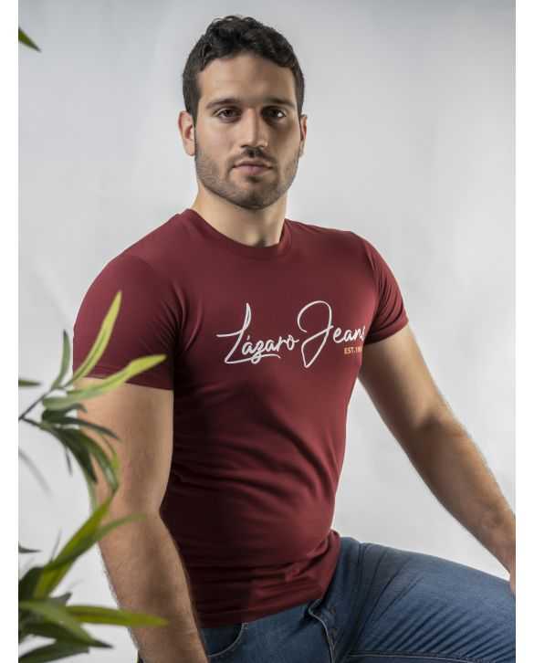 CAMISETA ORGANICA LOGO GRANATE CAMISETA ORGANICA LOGO GRANATE