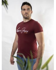 CAMISETA ORGANICA LOGO GRANATE