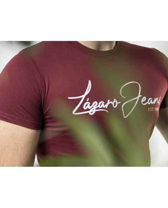 CAMISETA ORGANICA LOGO GRANATE CAMISETA ORGANICA LOGO GRANATE