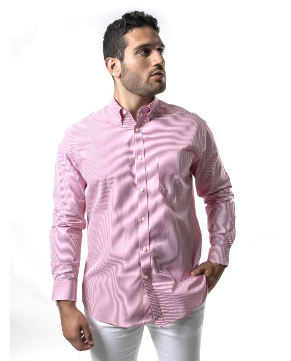 CAMISA RAYA KODAK GRANATE BOLSILLO