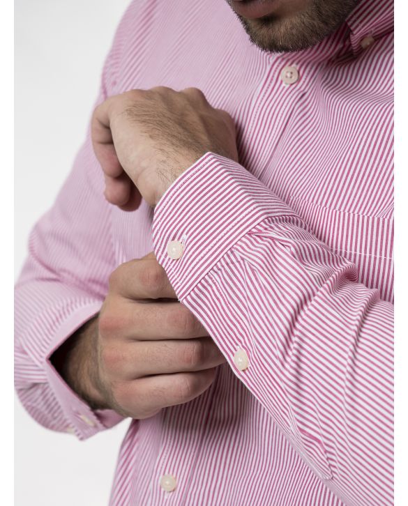 CAMISA RAYA KODAK GRANATE BOLSILLO