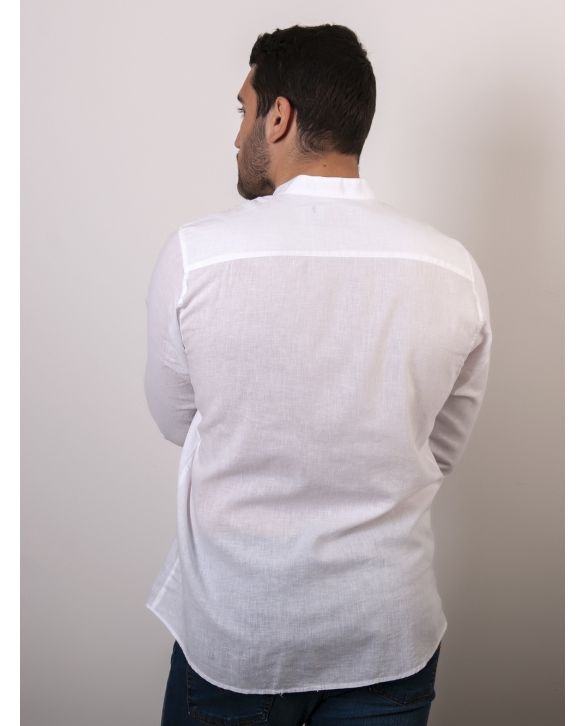 CAMISA MAO LINO BLANCO