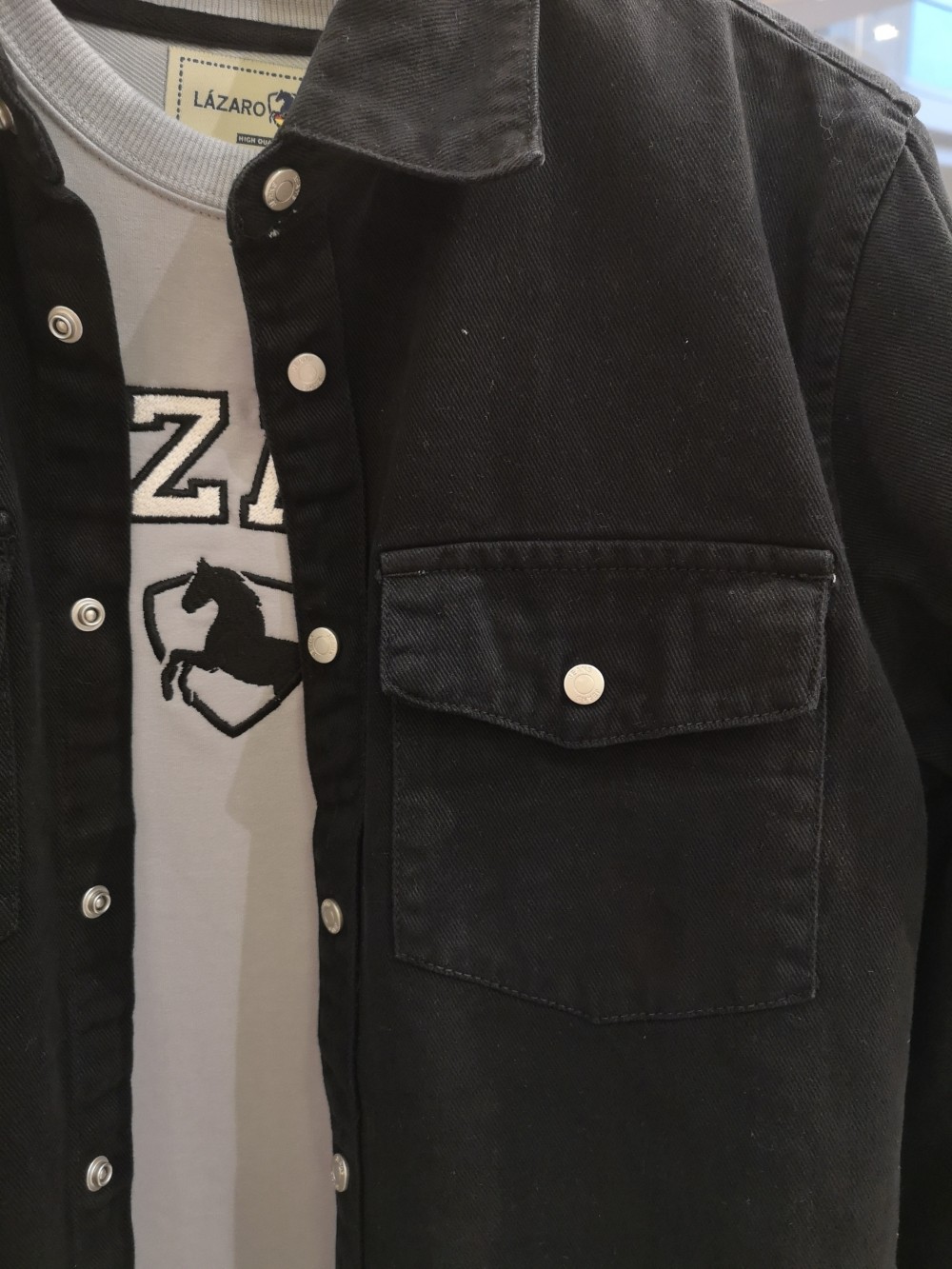 SOBRECAMISA DENIM NEGRO LJB