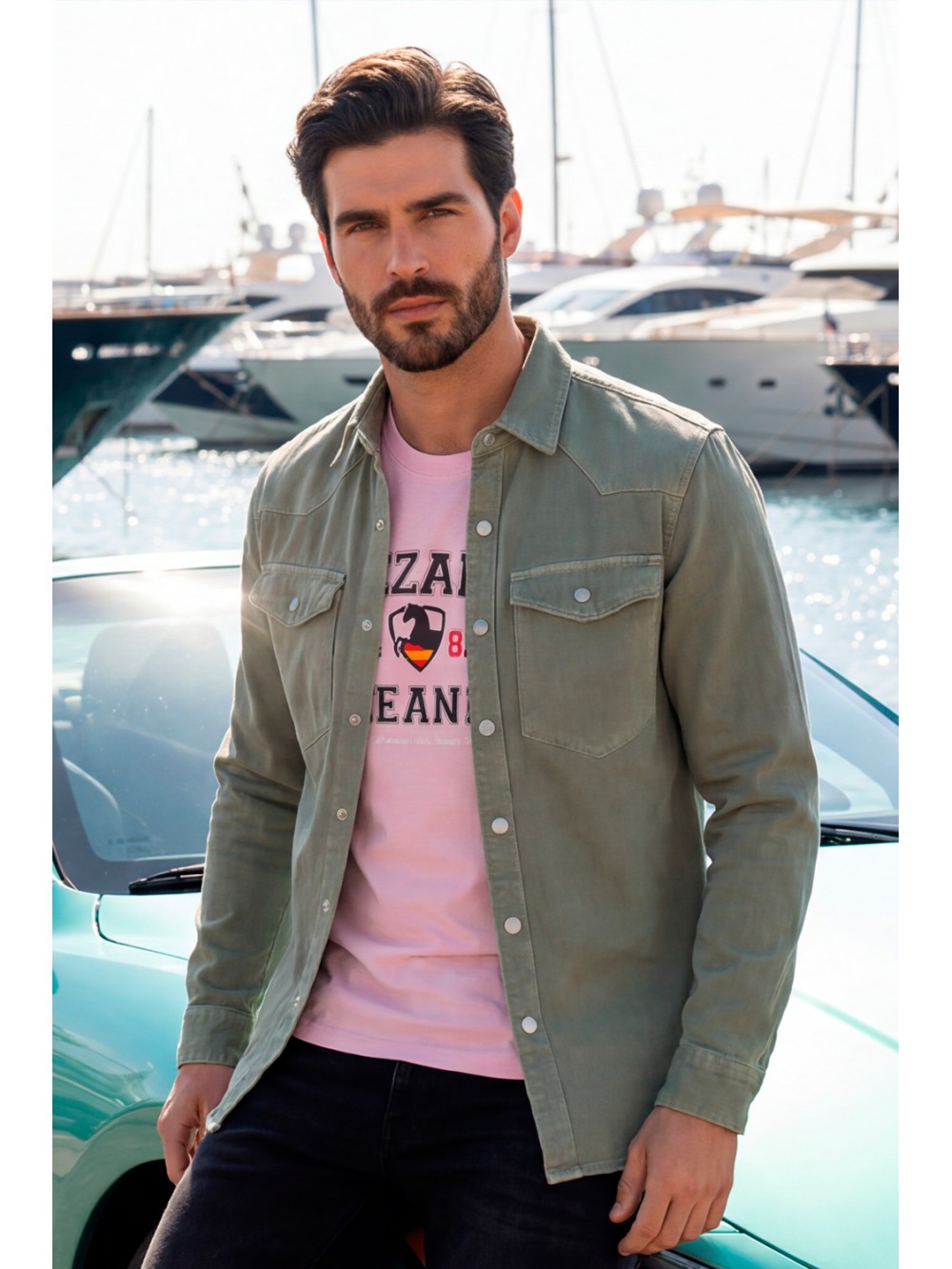 SOBRECAMISA VERDE CLARO LJB