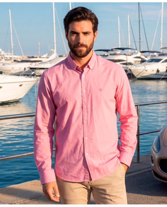 CAMISA FILAFIL GRANATE LJB